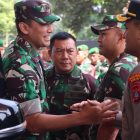 Wujud Sinergitas TNI-Polri Kapolres Binjai Sambut Kunjungan Pangdam I/BB di Kodim 0203 LKT