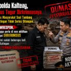 Agus Flores Desak Agar Dirkrimsus Polda Kalteng di Evaluasi Masih Banyak Perwira Berprestasi 