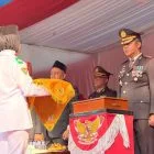 Dirreskrimsus Polda Riau Pimpin Upacara HUT ke-81 RI di Lapangan Astaka Bandar Sei Kijang