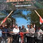 Danrem 132/Tadulako Resmikan Jembatan Garuda di Desa Bahagia, Perkuat Akses dan Konektivitas Warga Sigi