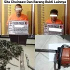 Polsek Pinggir Ungkap Dugaan Perambahan Hutan di Areal Konsesi PT Arara Abadi Km 45 Dua Warga Diamankan
