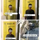 Polsek Bandar Sei Kijang Amankan 3 Pelaku Curat 21 Karung Berondolan Sawit di Areal PT. PMBN