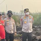 Tinjau Lokasi Karhutla di Tumbang Nusa, Kapolda Kalteng Apresiasi Kerja Keras Satgas