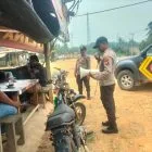 Polres Pelalawan Gencar Mobiling Himbau Warga, Larang Bakar Lahan di 9 Titik Wilayah Pelalawan 