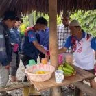 Pererat Toleransi Beragama, Satgas Pamtas Kewilayahan Gelar Komsos Bersama Warga dan Masyarakat Beragama Muslim di Desa Ampera