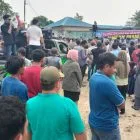 Diduga Limbah PKS Cemari Sungai Kerumutan Ratusan Massa Aliansi Nelayan Peduli Sungai Kerumutan Geruduk PKS PT KPT 