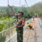 Jembatan Gantung Desa Garonggang Rampung Diperbaiki, Akses Warga Kembali Nyaman